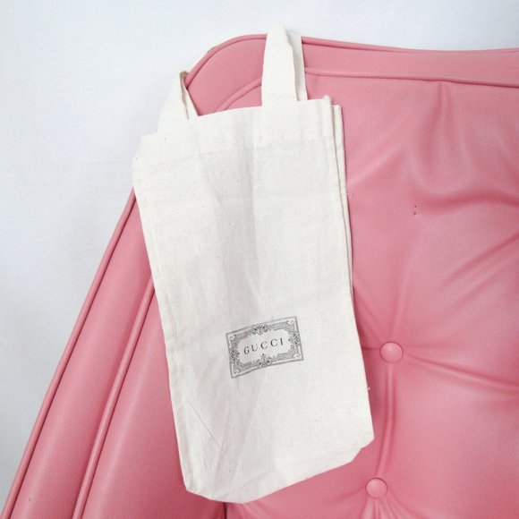 GUCCI Reusable Cotton Canvas Tote Bag Mini / in Cream - Picture 6 of 7